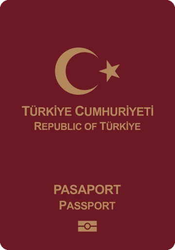 Turkey passport cover