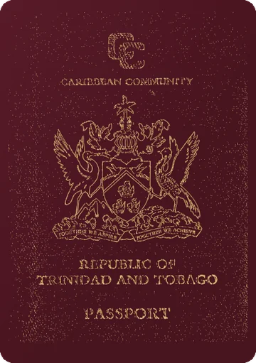 Trinidad & Tobago passport cover