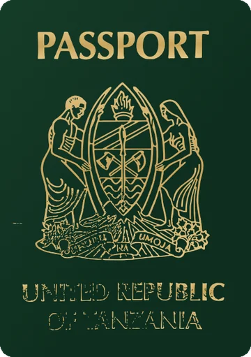 Tanzania passport cover