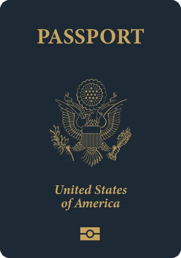 United States passport cover