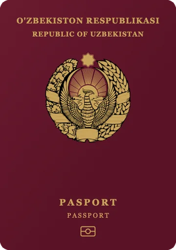 Uzbekistan passport cover