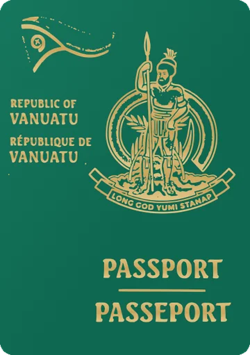 Vanuatu passport cover