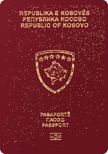 Kosovo passport cover