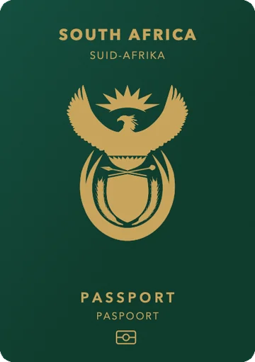 South Africa passport cover