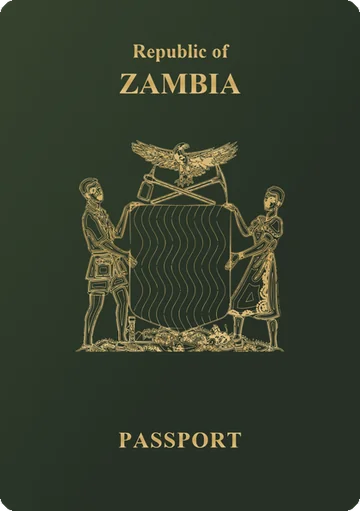 Zambia passport cover