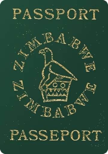 Zimbabwe passport cover